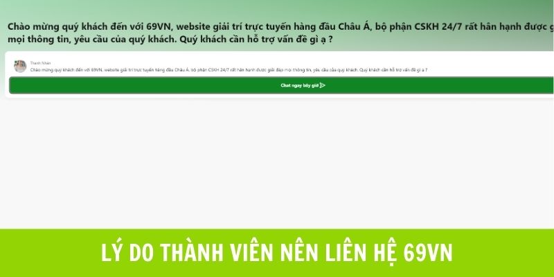 Lý do hội viên nên thực hiện liên hệ đơn vị để hỗ trợ