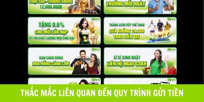 Giải đáp thắc mắc liên quan đến quy trình nạp vốn cược