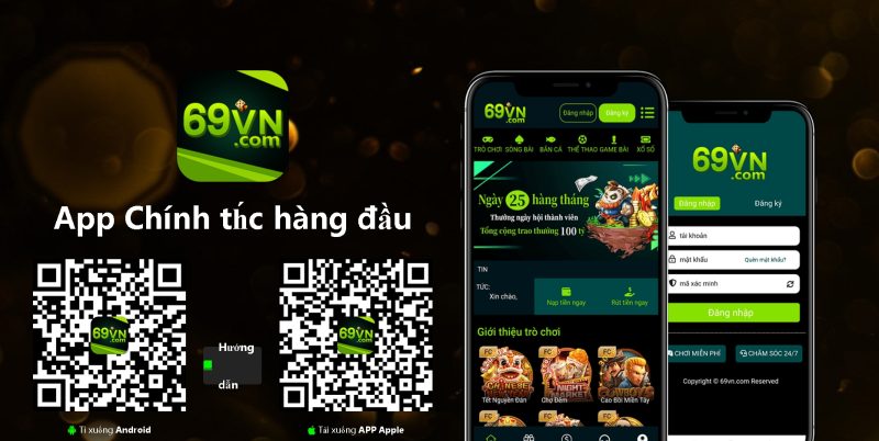 Hướng dẫn tải app 69vn